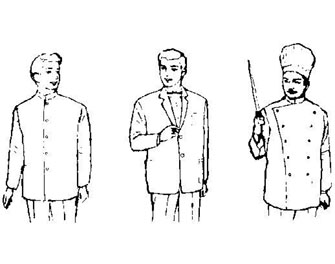 IMPA手冊(cè) 編號(hào)150402廚師和管事制服(上衣)(圖1) IMPA手冊(cè) 編號(hào)150402廚師和管事制服(上衣)(圖1)