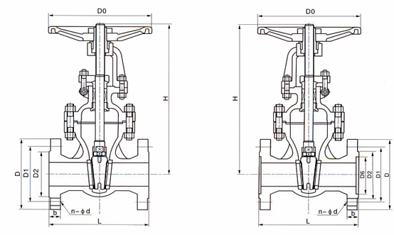 Z41H,Z41W手動(dòng)法蘭閘閥(圖1)