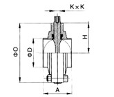 D61X衛生級焊接蝶閥(圖2)