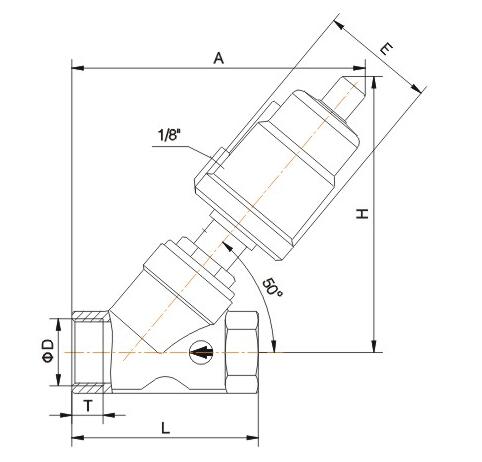 JF2000全不銹鋼內螺紋氣動角座閥(圖1)