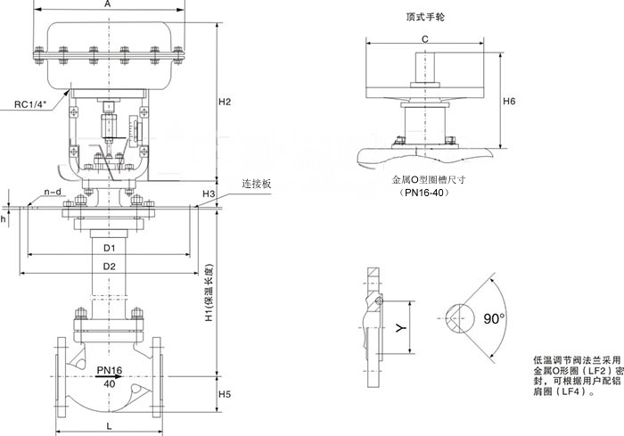 ZJHP,ZJHM氣動單座調(diào)節(jié)閥(圖5)
