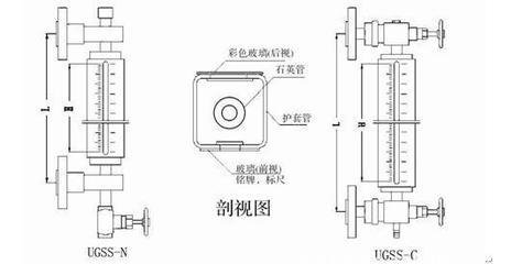 船用雙色液位計