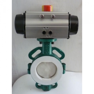 D671F46氣動(dòng)全襯氟蝶閥